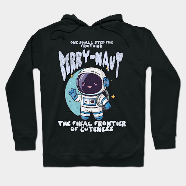 KAWAII BLUEBERRY ASTRONAUT Hoodie by Cheersshirts